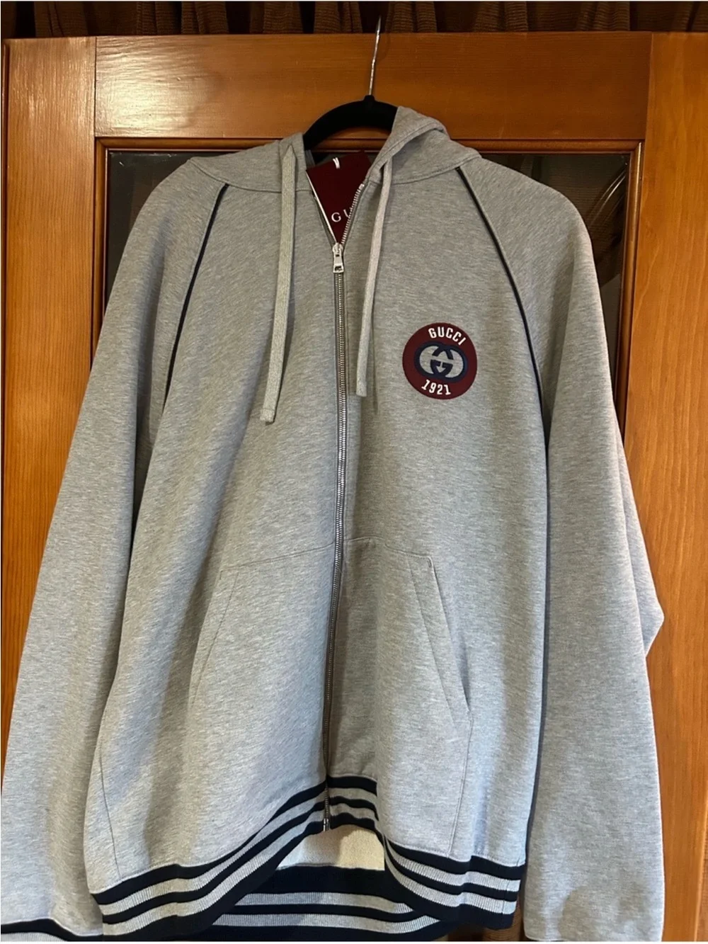 Men’s Gucci cotton interlocking G 1921 logo size XL made Italy